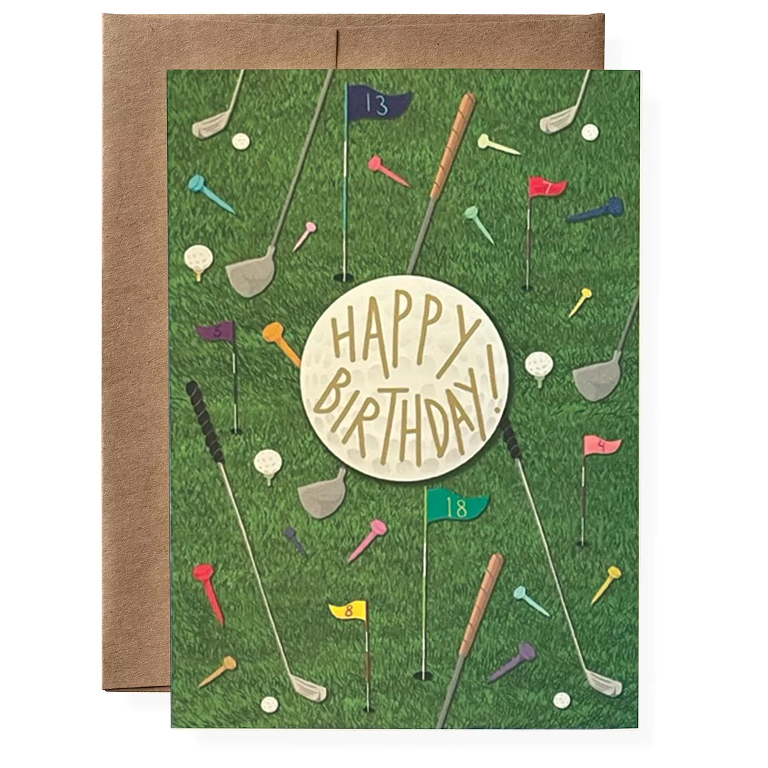 Golf Greeting Card