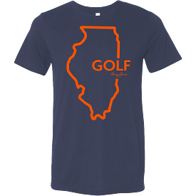 Golf Illinois Unisex T-Shirt