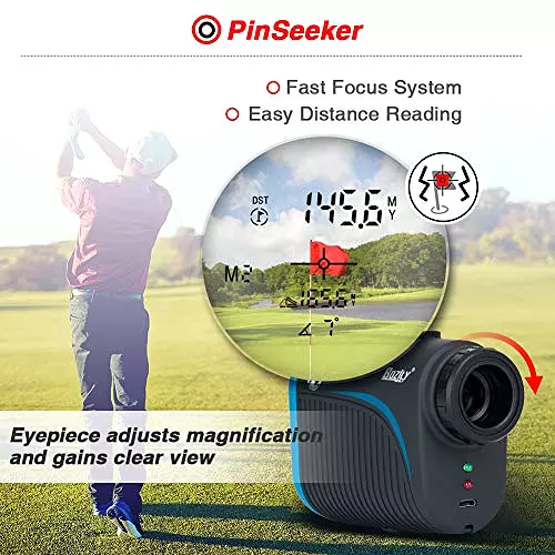 Golf Rangefinder - Laser Range Finder 1200 Yards with Slope Adjustment