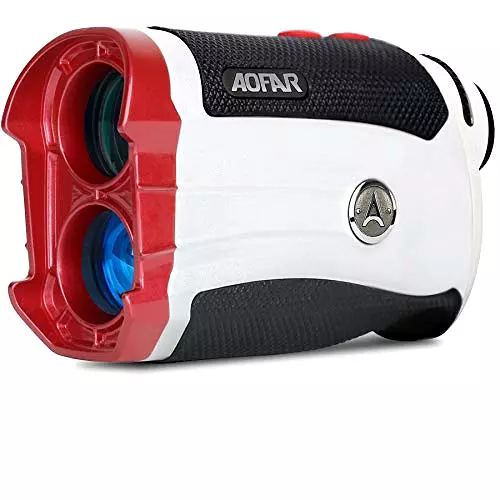 Golf Rangefinder Slope on/Off GX-2S, Flag Lock with Vibration, 600 Yards White Range Finder,Waterproof, Gift Packaging