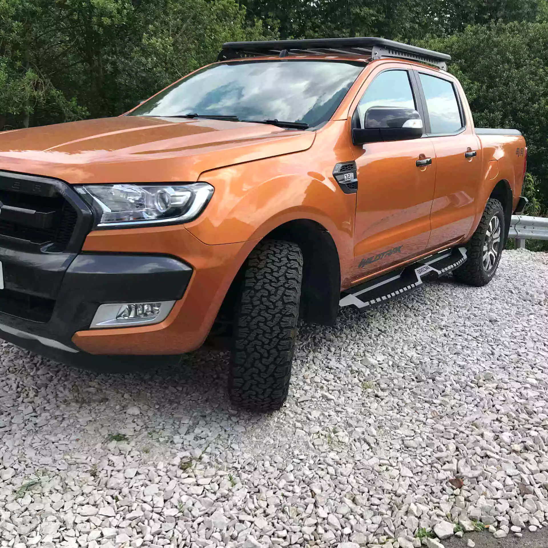 Hammerhead Side Bars and Steps for Ford Ranger 2012+ MK3 T6 (P375) Double Cab