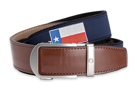 Hampton Texas Flag, 1 3/8 Strap, Golf Ribbon Belt