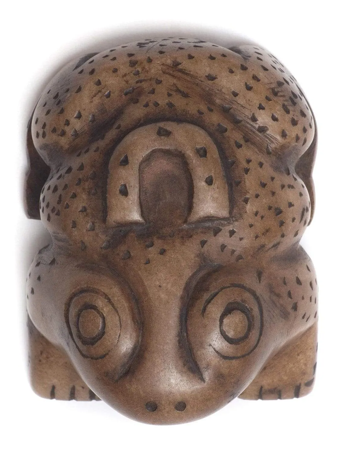 Hand Carved Stone Frog