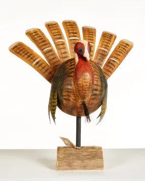 Hand Carved Turkey -Small