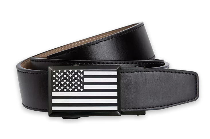 Heritage Go-In USA Flag, Black 1 3/8 Strap, Golf Belt