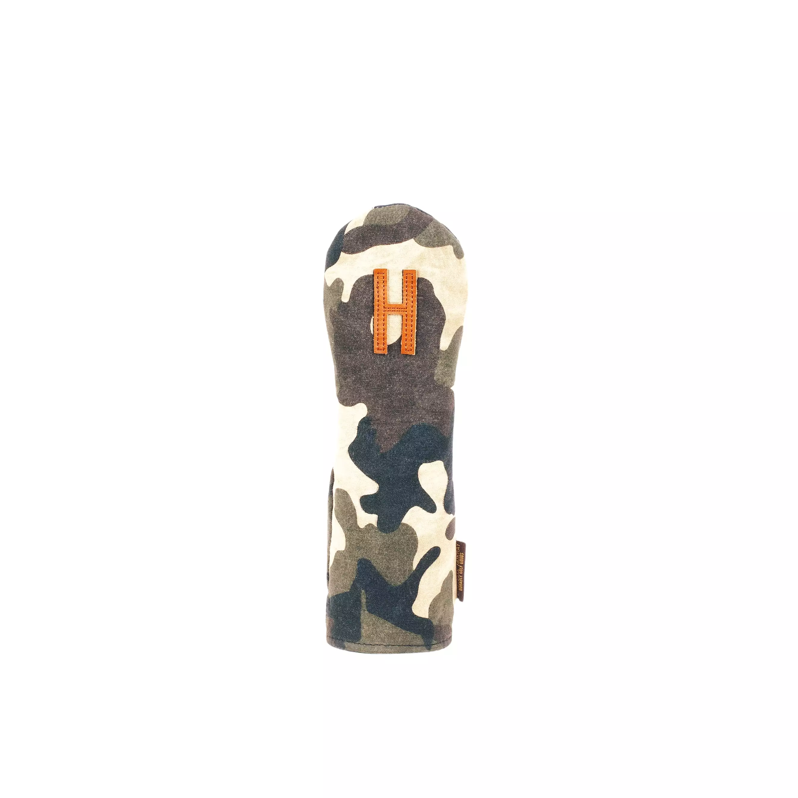 Invitational Edition Waxed Canvas golf Headcover in Camo Hybrid