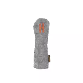 Invitational Edition Waxed Canvas golf Headcover in Charcoal Hybrid