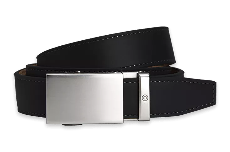 Kid's Black, 1 1/8 Strap, Golf Belt