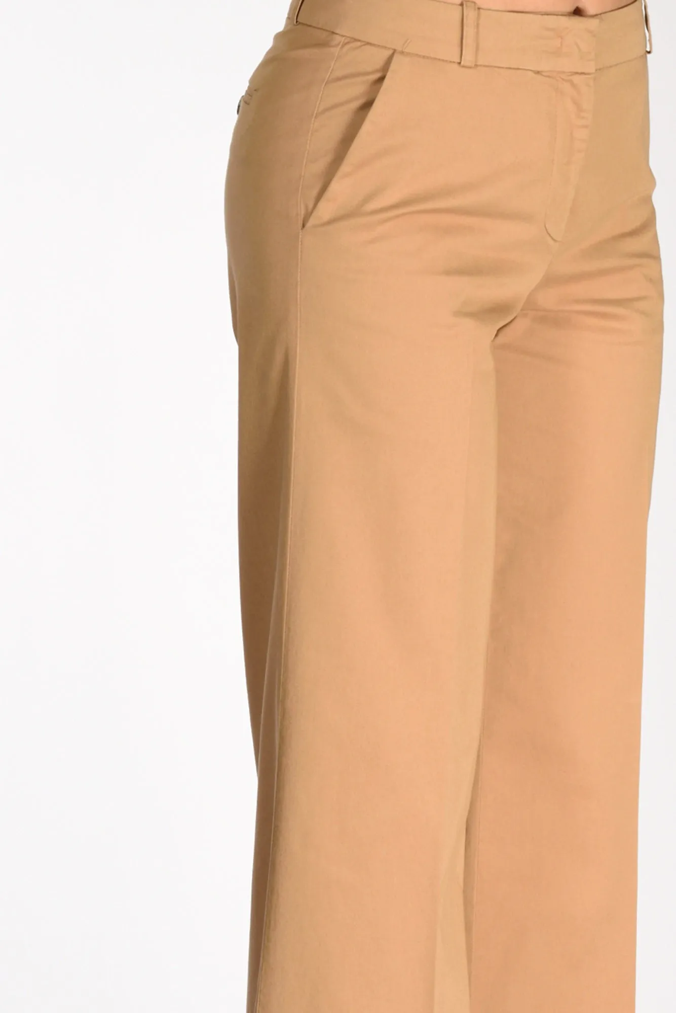 Kiltie Pantalone Andrea Beige Scuro Donna