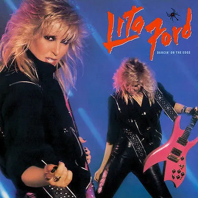 Lita Ford CD,Dancin On the Edge,RARE 1st Press,1984 Mercury,Aldo Nova,Ozzy,Crue