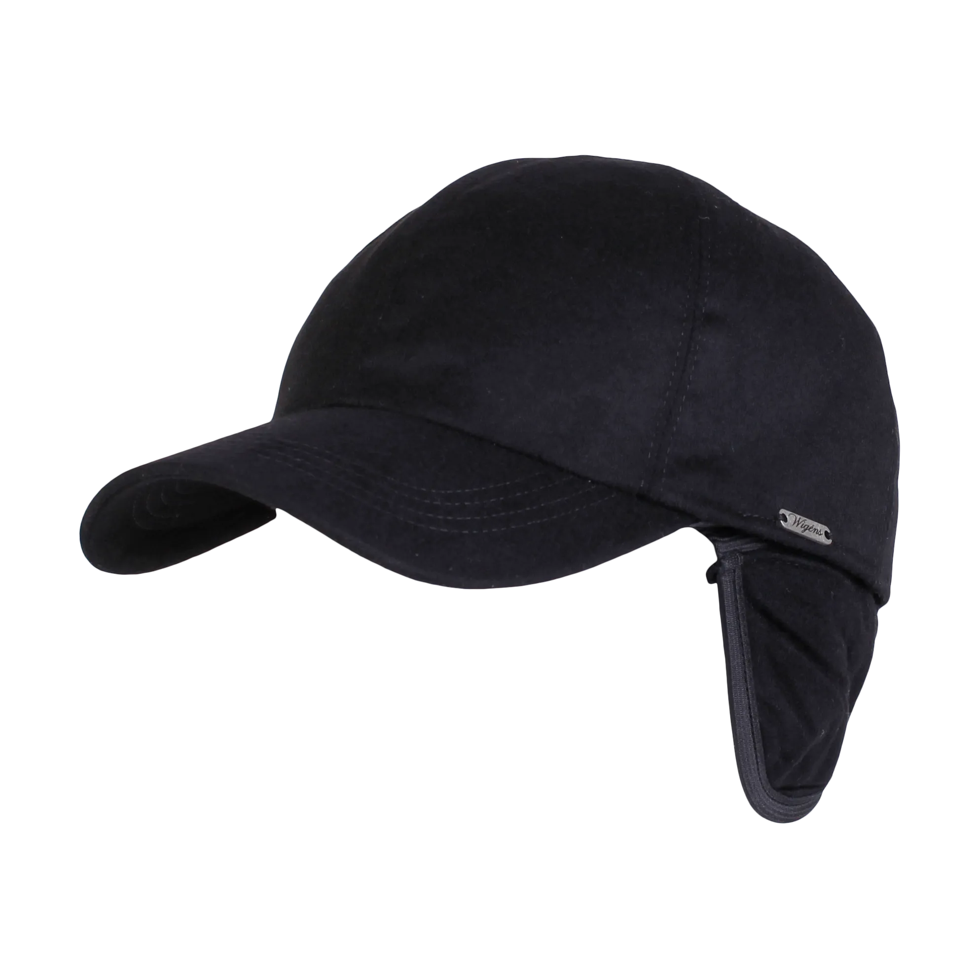 Loro Piana 'Storm System' 100% Cashmere Baseball Classic Cap with Earflaps (Choice of Colors) by Wigens