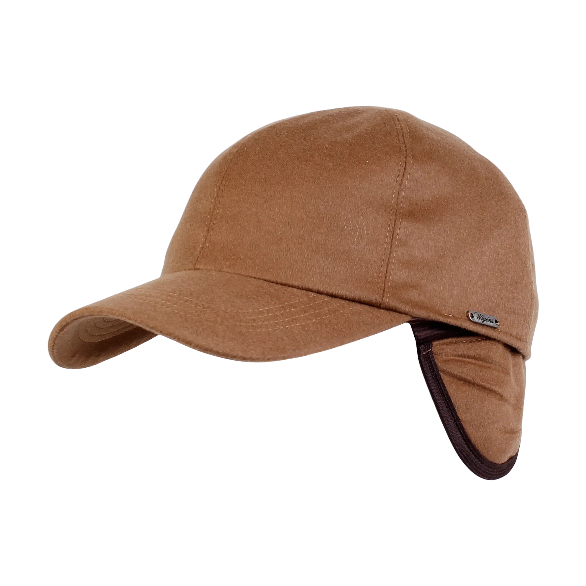 Loro Piana 'Storm System' 100% Cashmere Baseball Classic Cap with Earflaps (Choice of Colors) by Wigens