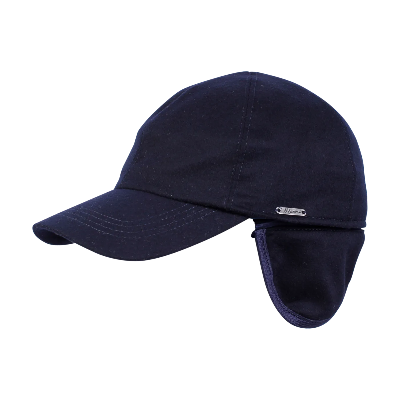 Loro Piana 'Storm System' 100% Cashmere Baseball Classic Cap with Earflaps (Choice of Colors) by Wigens