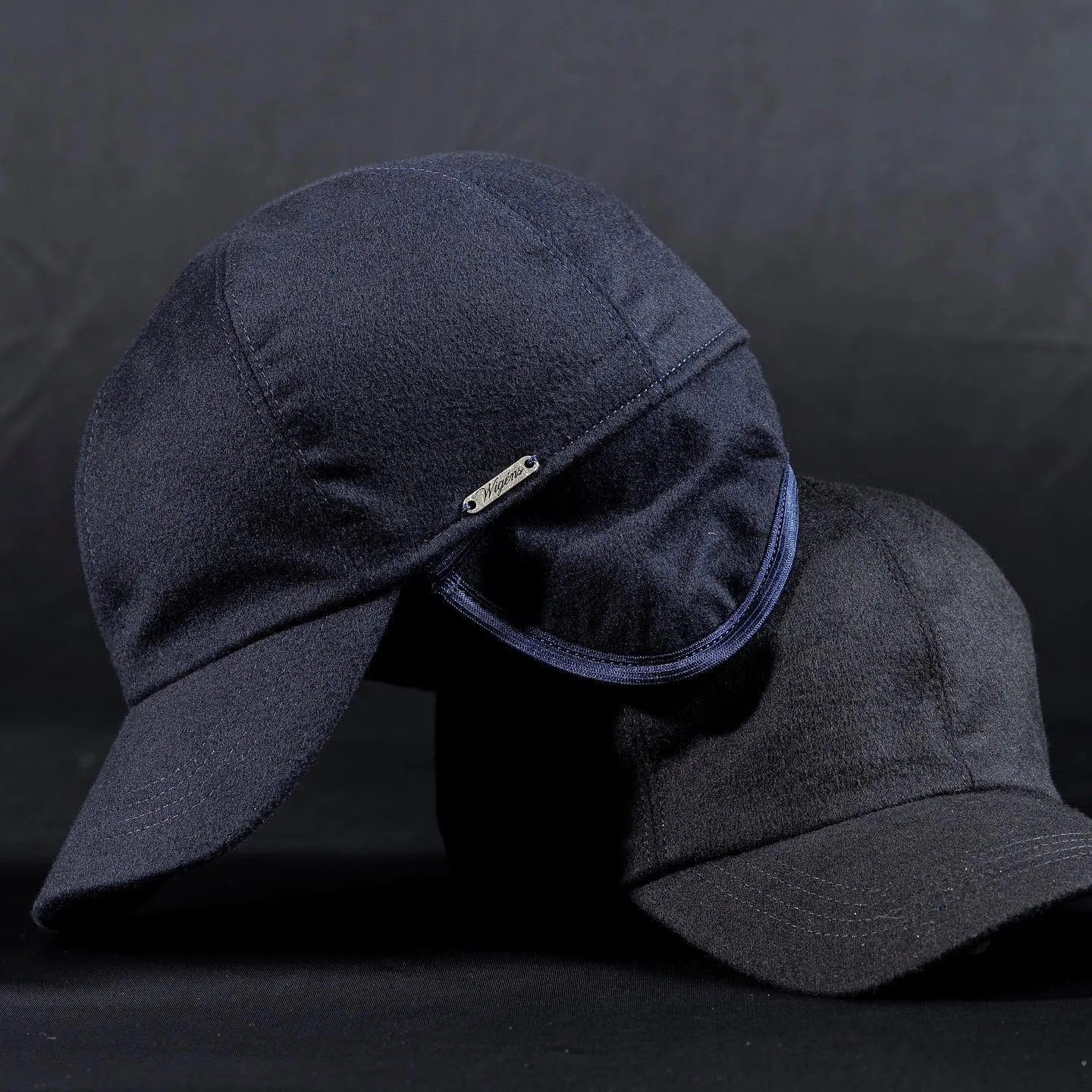 Loro Piana 'Storm System' 100% Cashmere Baseball Classic Cap with Earflaps (Sizes 61 and 62) by Wigens