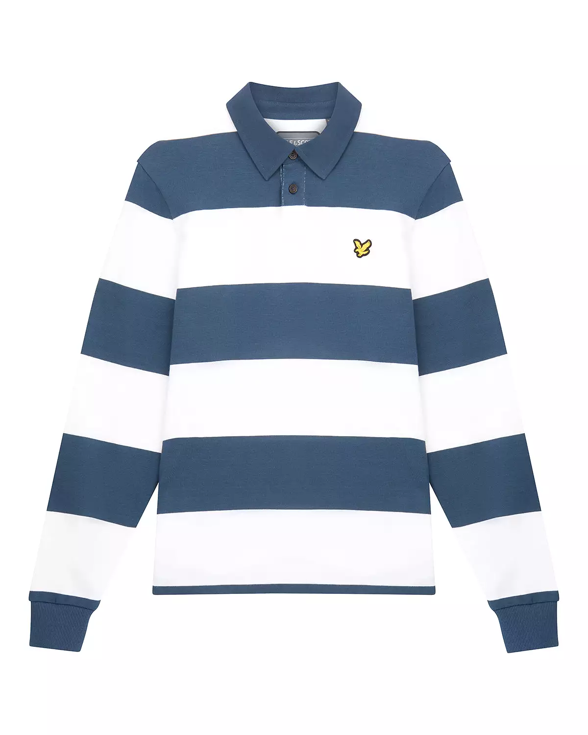 Lyle & Scott Golf Rugby Shirt Light Navy/White - SS23