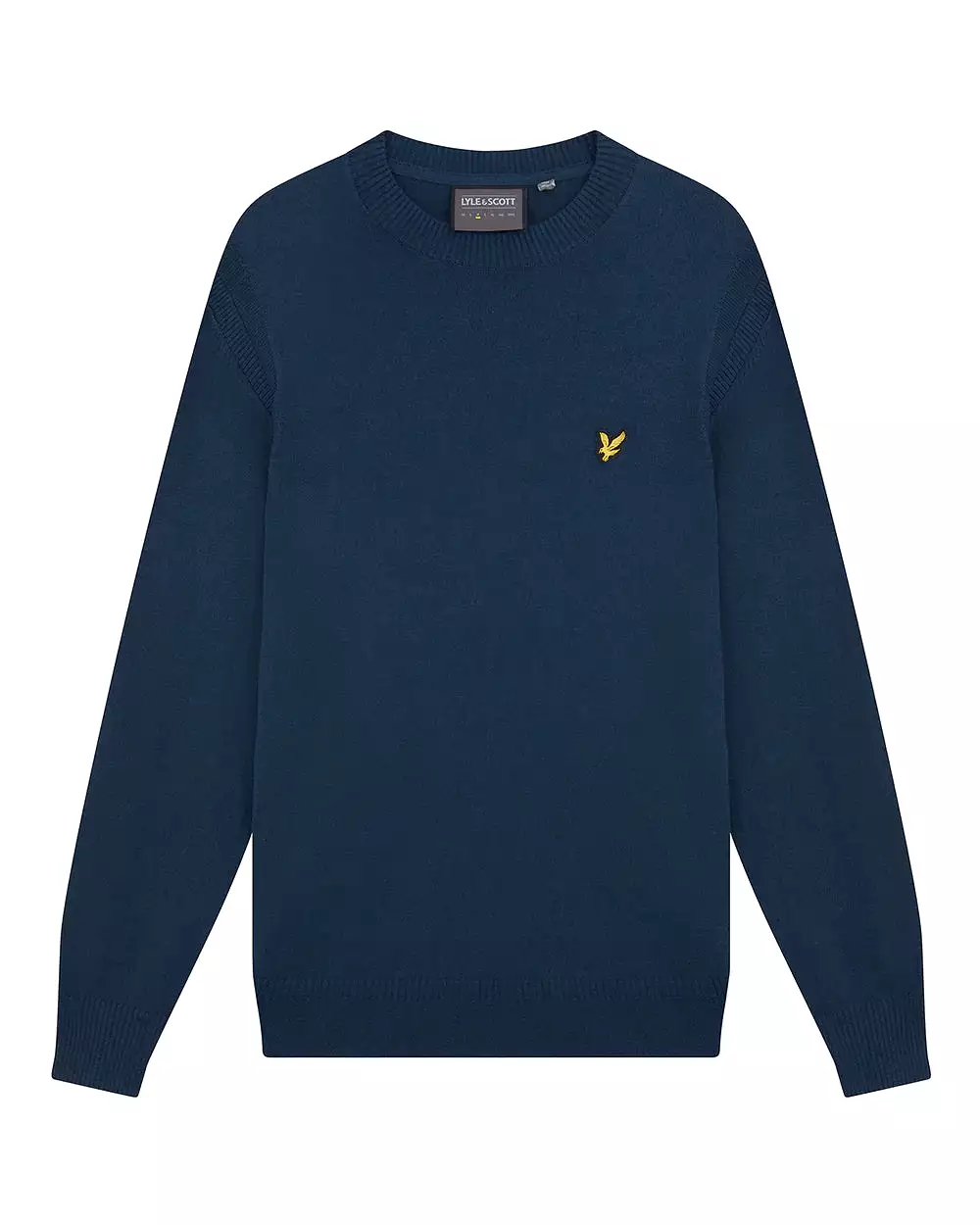 Lyle & Scott Guernsey Golf Crewneck Jumper - Light Navy