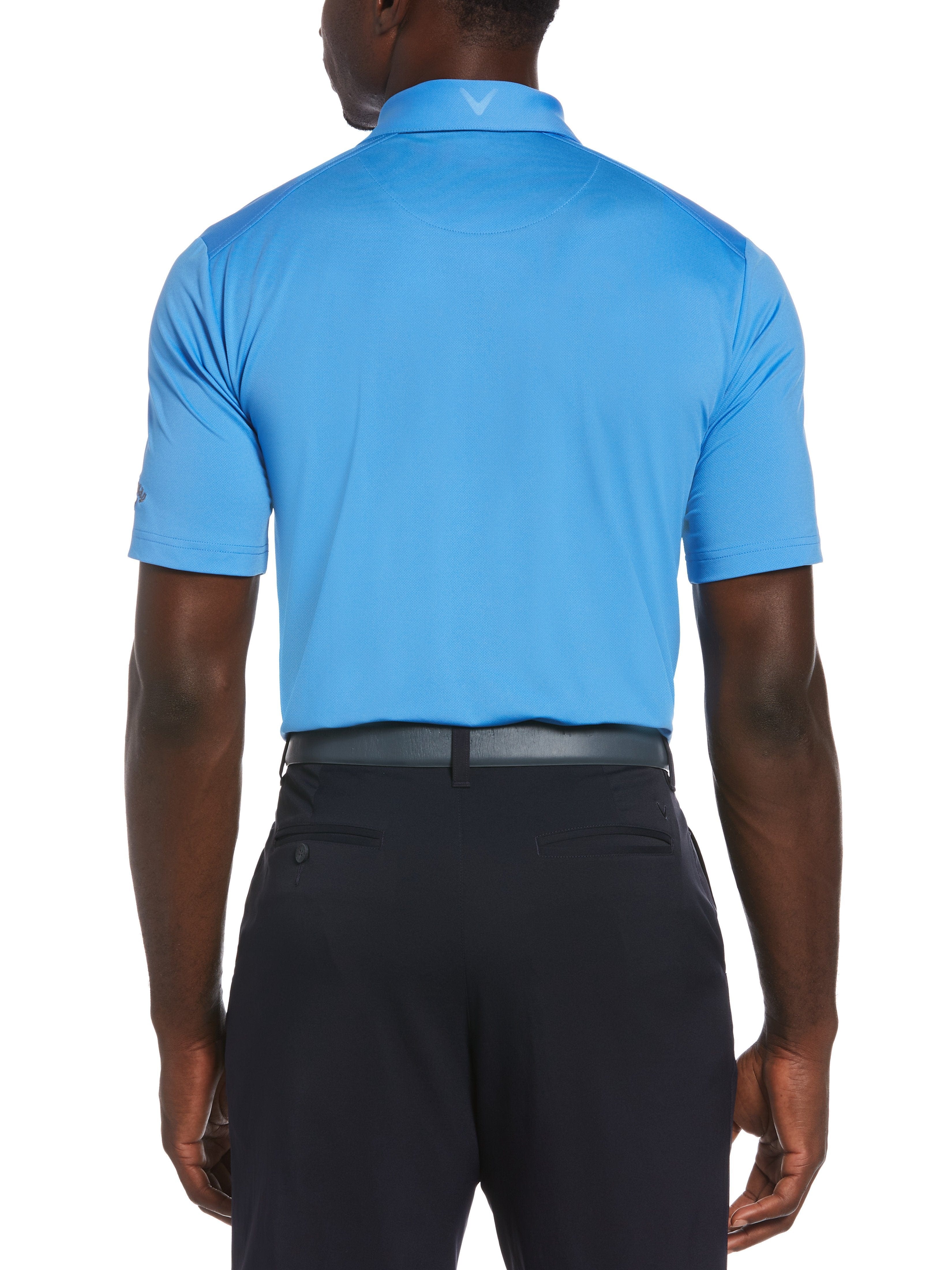 Mens Cooling Micro Hex Polo