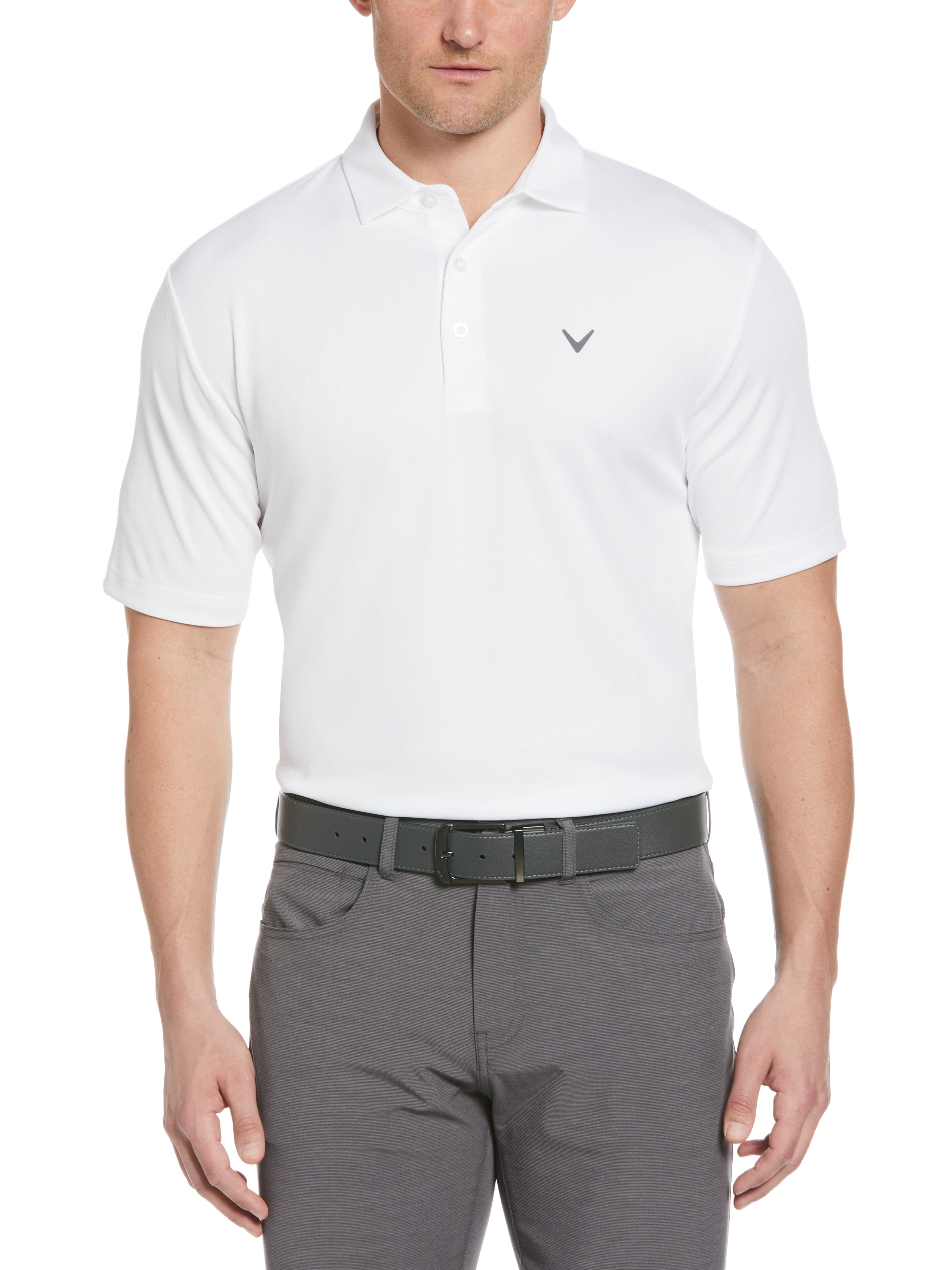 Mens Micro Texture Polo