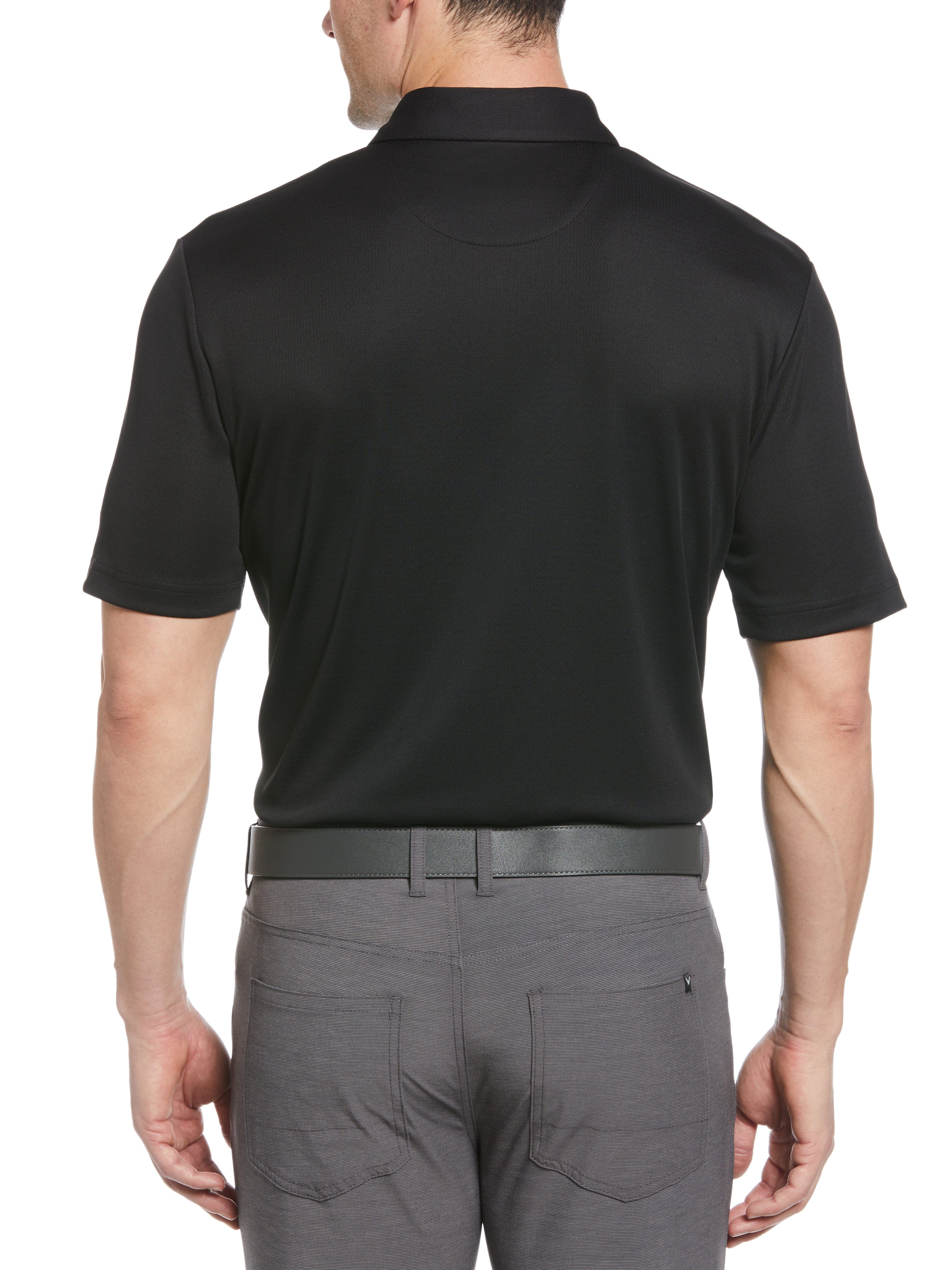 Mens Micro Texture Polo