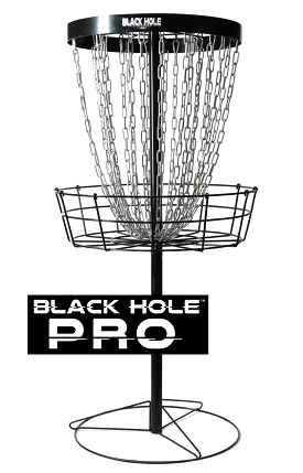 MVP Black Hole Pro Disc Golf Basket