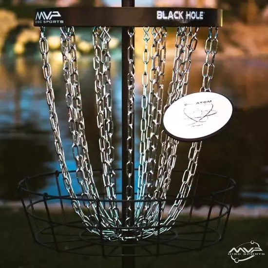 MVP Black Hole Pro Disc Golf Basket