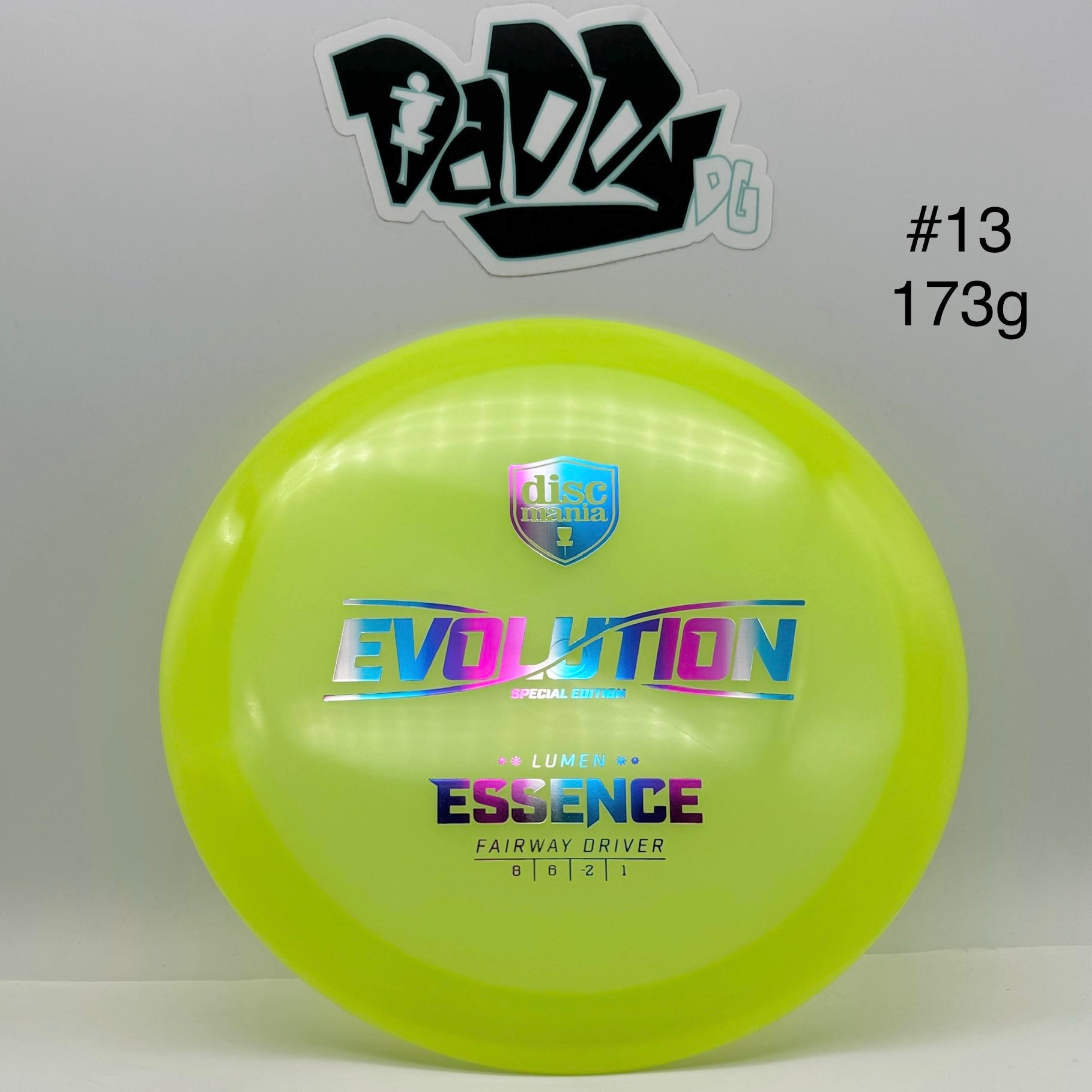 ***NEW Discmania Evolution Color Lumen Essence Special Edition Fairway Driver