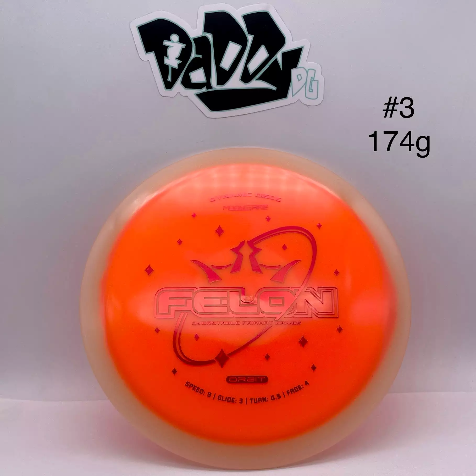 ***NEW Dynamic Discs Lucid Moonshine Orbit Felon Fairway Driver