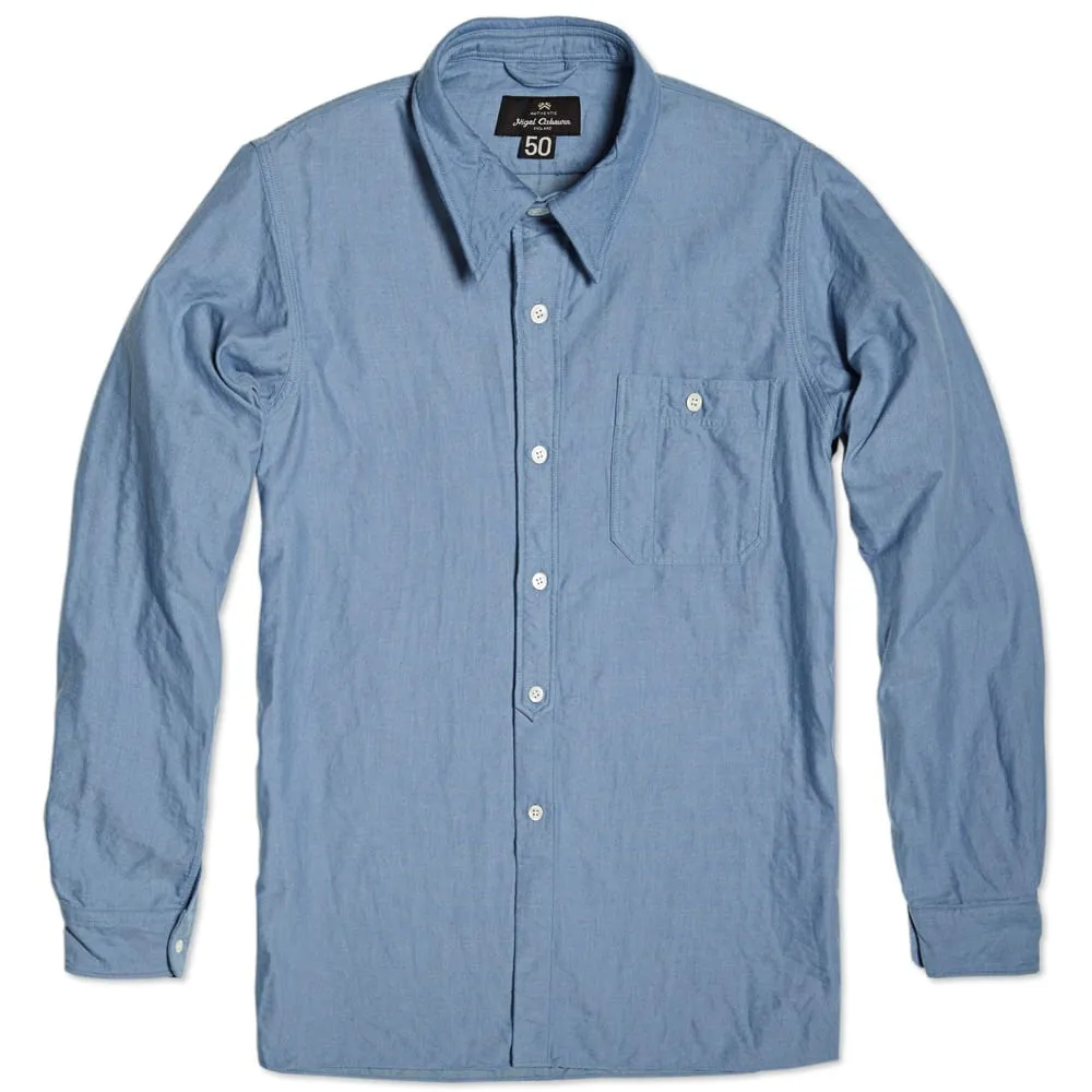 Nigel Cabourn Basic Work ShirtBlue