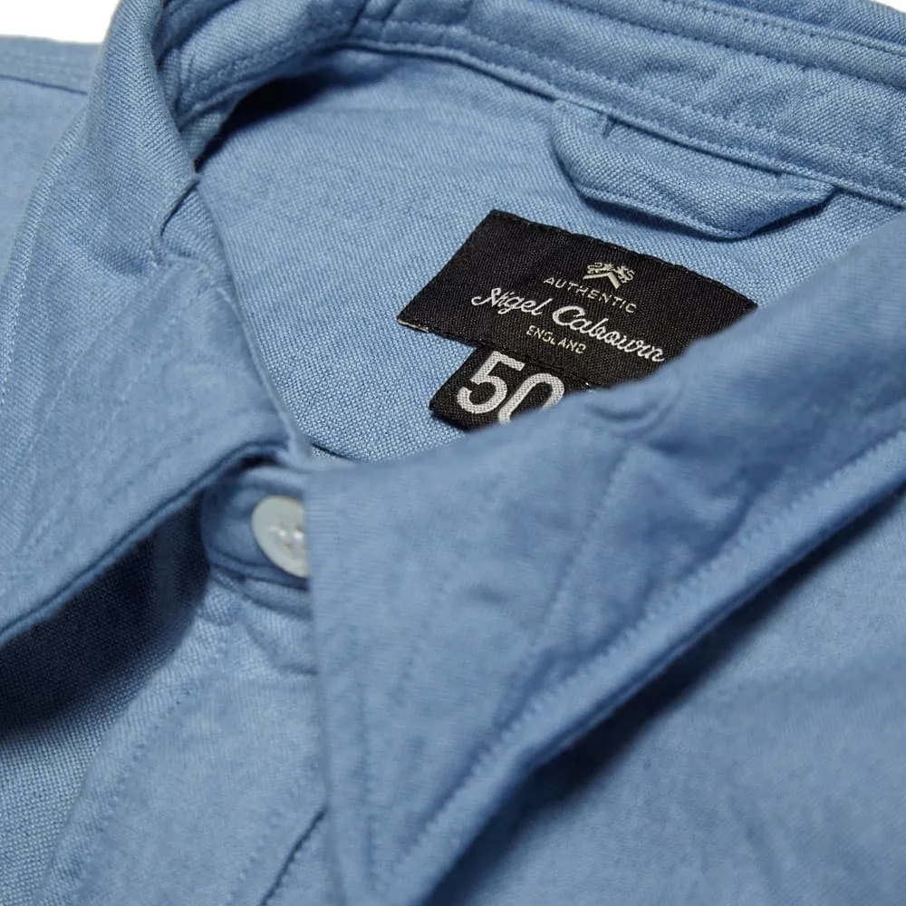 Nigel Cabourn Basic Work ShirtBlue