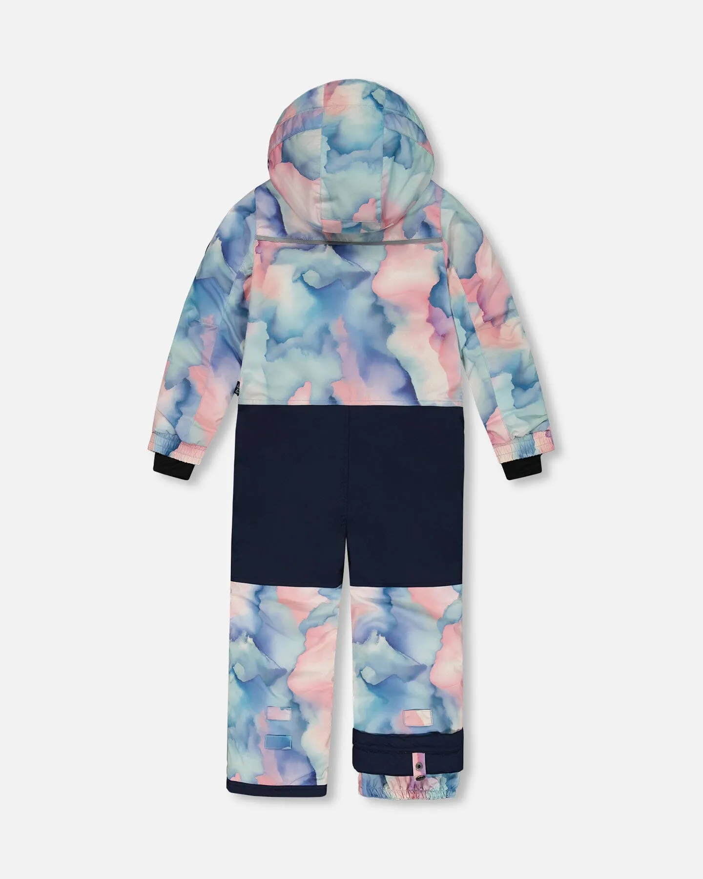 One Piece Snowsuit Printed Pastel Watercolor