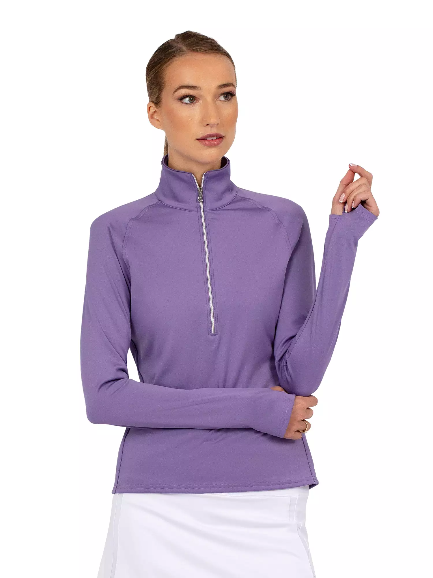 Performance Zone Half Zip - Lavender