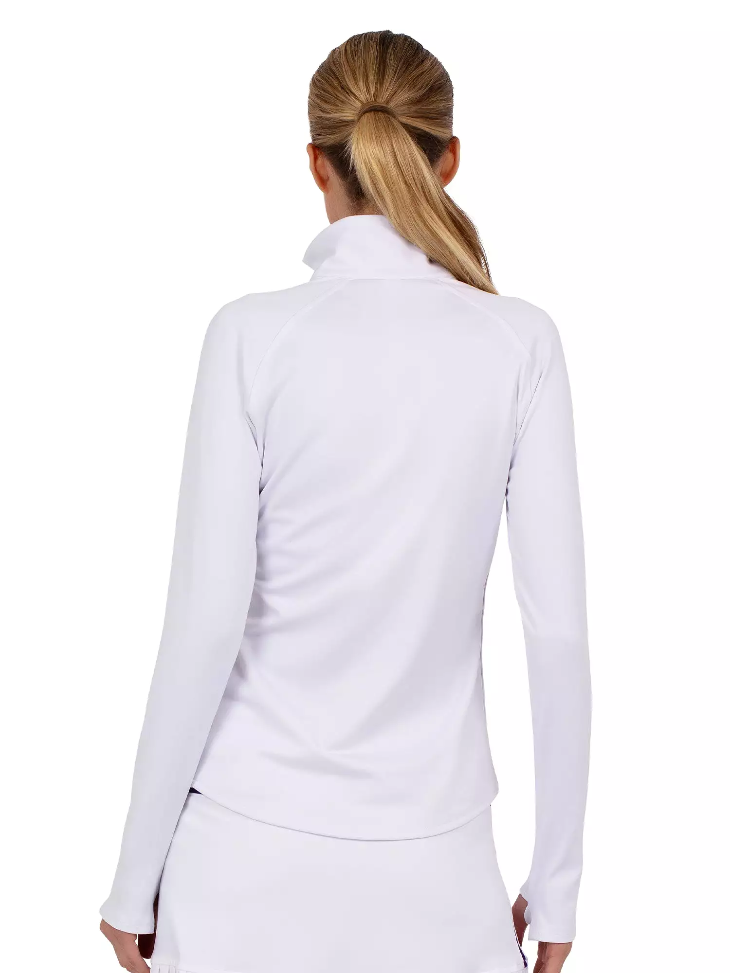 Performance Zone Half Zip - White