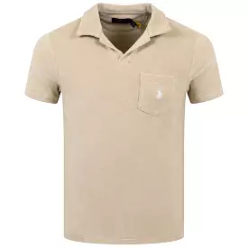 Polo Golf Recycled Poly Polo Spring Beige - SS23