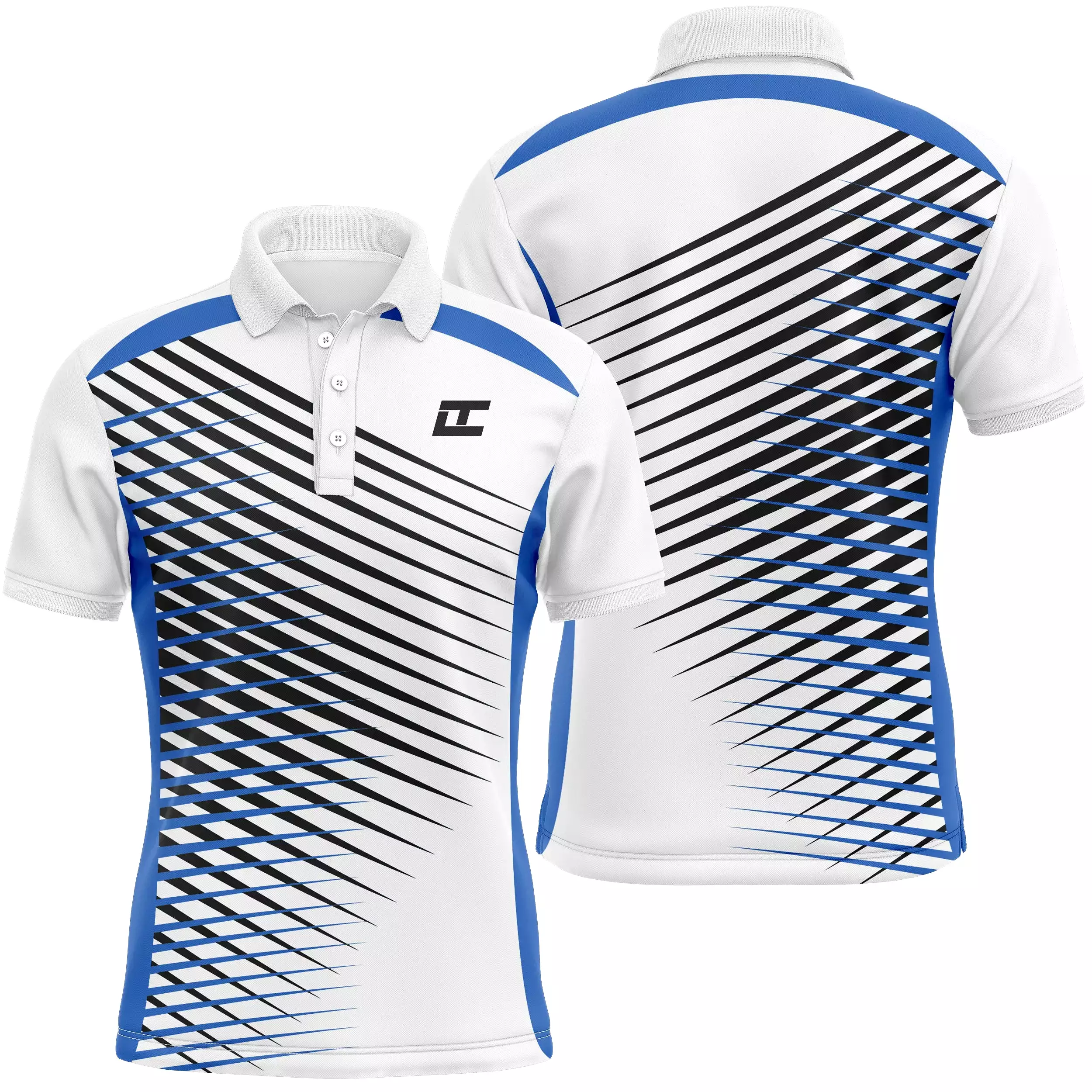 Polo à Séchage Rapide, Polo de Sport Homme Femme, Polo Shirts de Golf, Cadeau Golfeur Légers Hauts à Manches Courtes d'té - CTS1