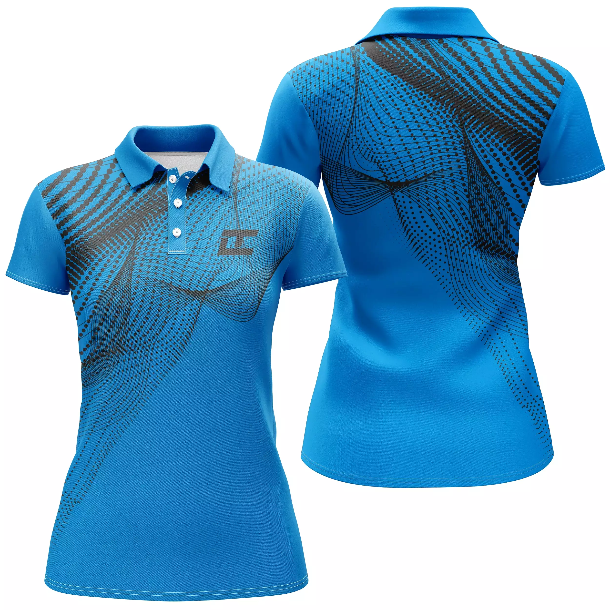 Polo à Séchage Rapide, Polo de Sport Homme Femme, Polo Shirts de Golf, Cadeau Golfeur Légers Hauts à Manches Courtes d'té - CTS1