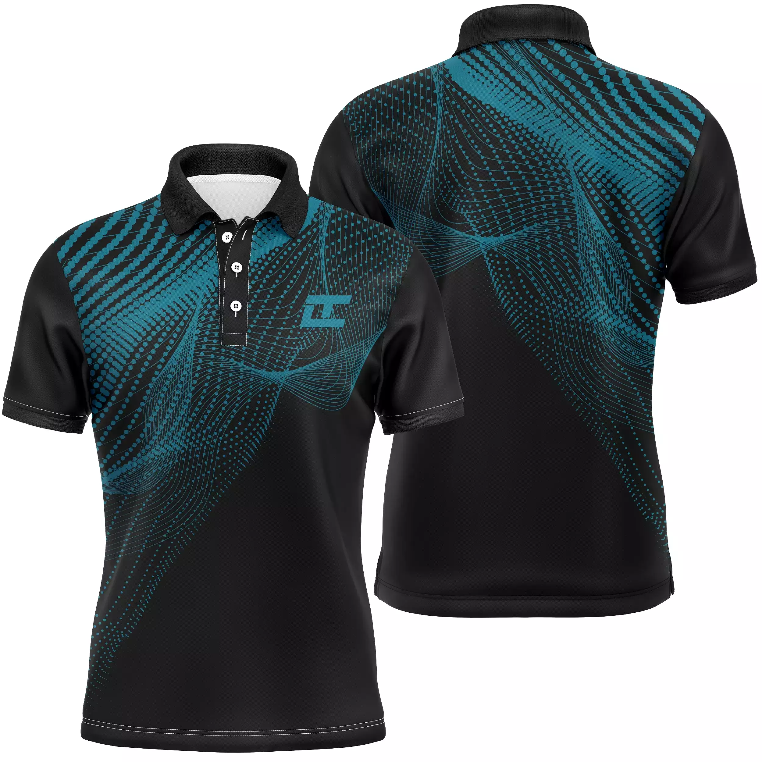 Polo à Séchage Rapide, Polo de Sport Homme Femme, Polo Shirts de Golf, Cadeau Golfeur Légers Hauts à Manches Courtes d'té - CTS1