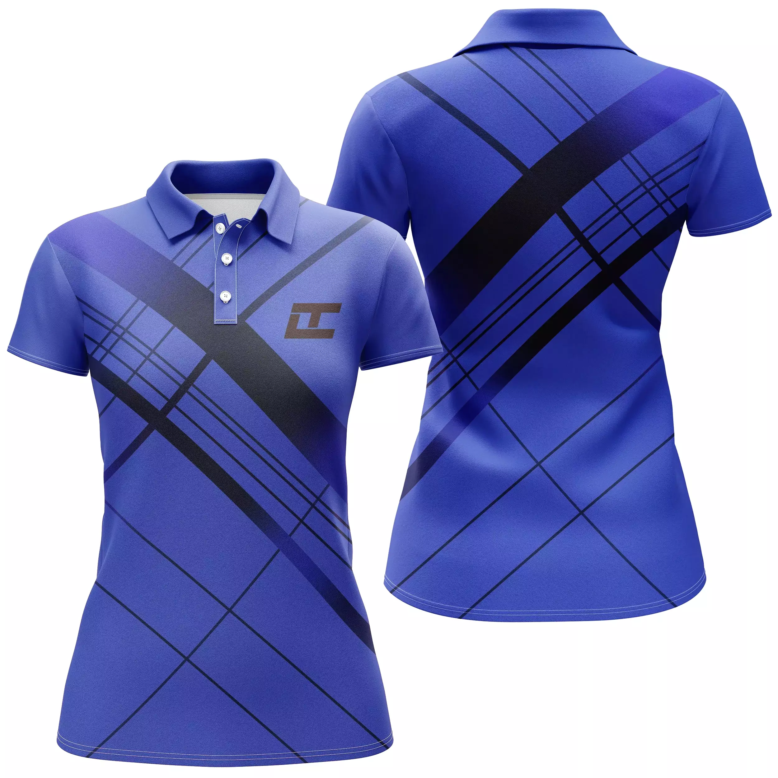 Polo à Séchage Rapide, Polo de Sport Homme Femme, Polo Shirts de Golf, Cadeau Golfeur Légers Hauts à Manches Courtes d'té - CTS1