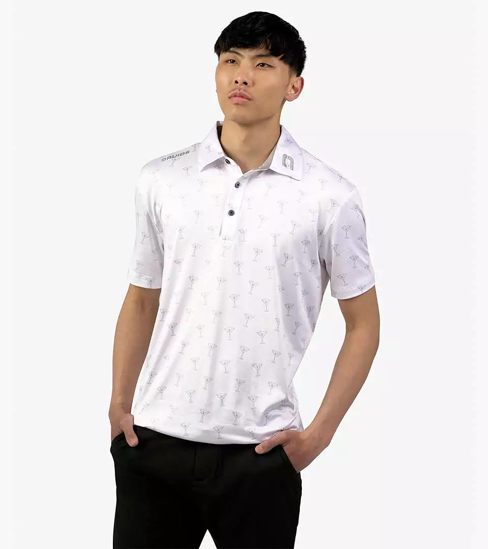 POSH SKULLS POLO - WHITE