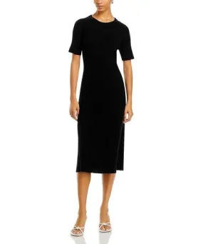 Private Label Womens Cashmere Ribbed Sweaterdress