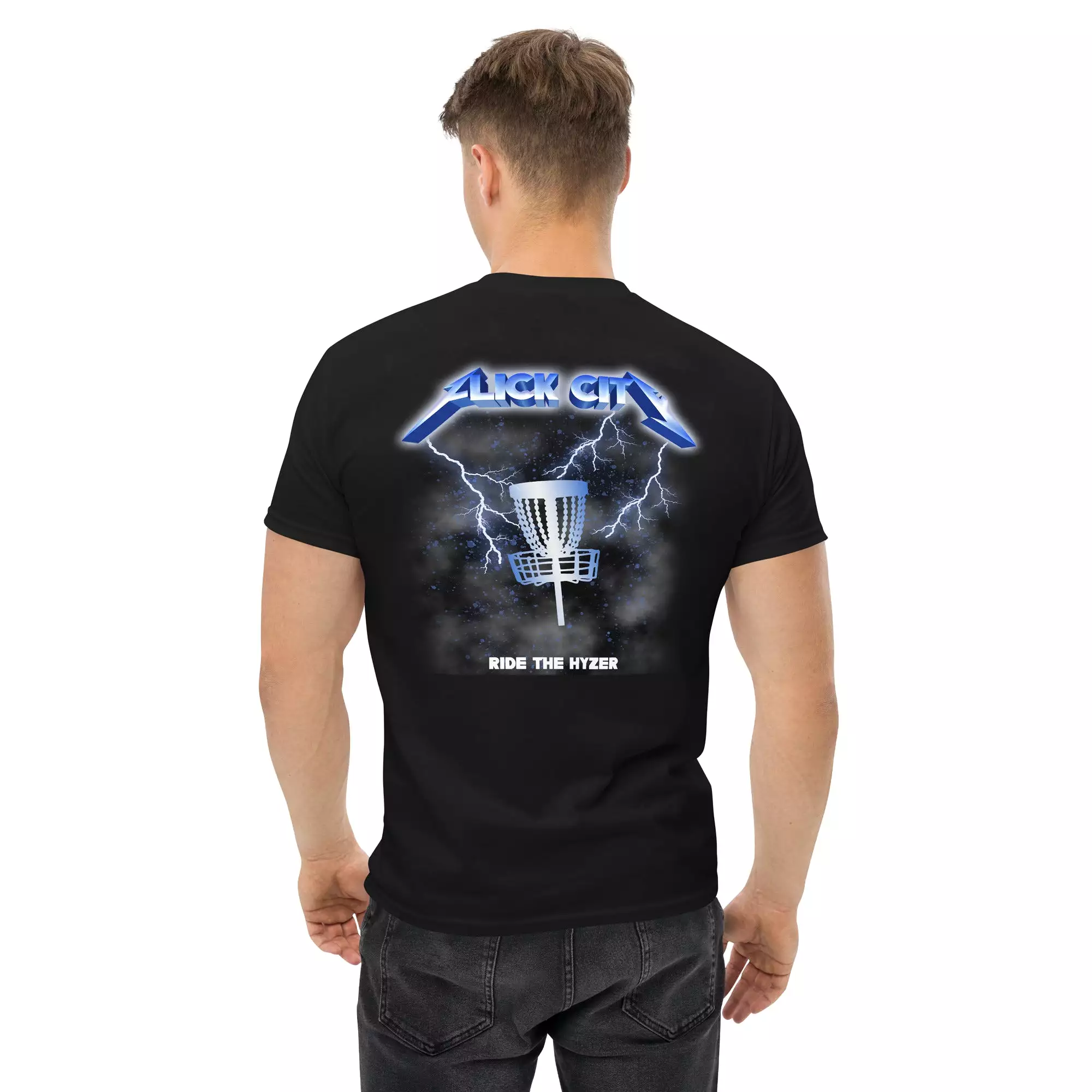 Ride The Hyzer Disc Golf classic tee