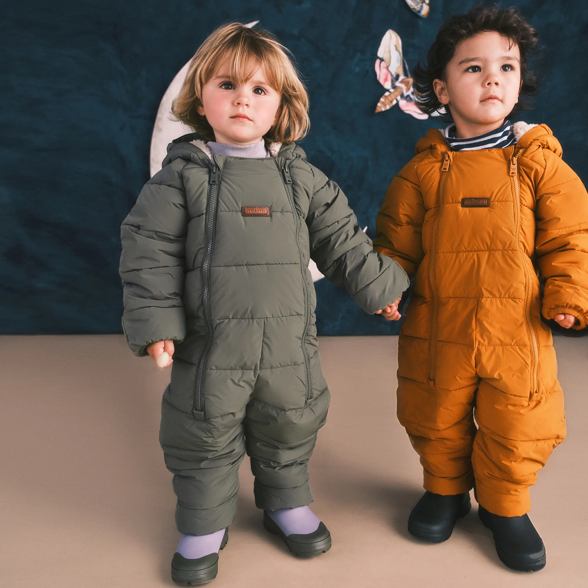 Sage Green Padded Snowsuit