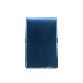 SALE Leather Golf Scorecard Holder/ Yardage Book in  Navy