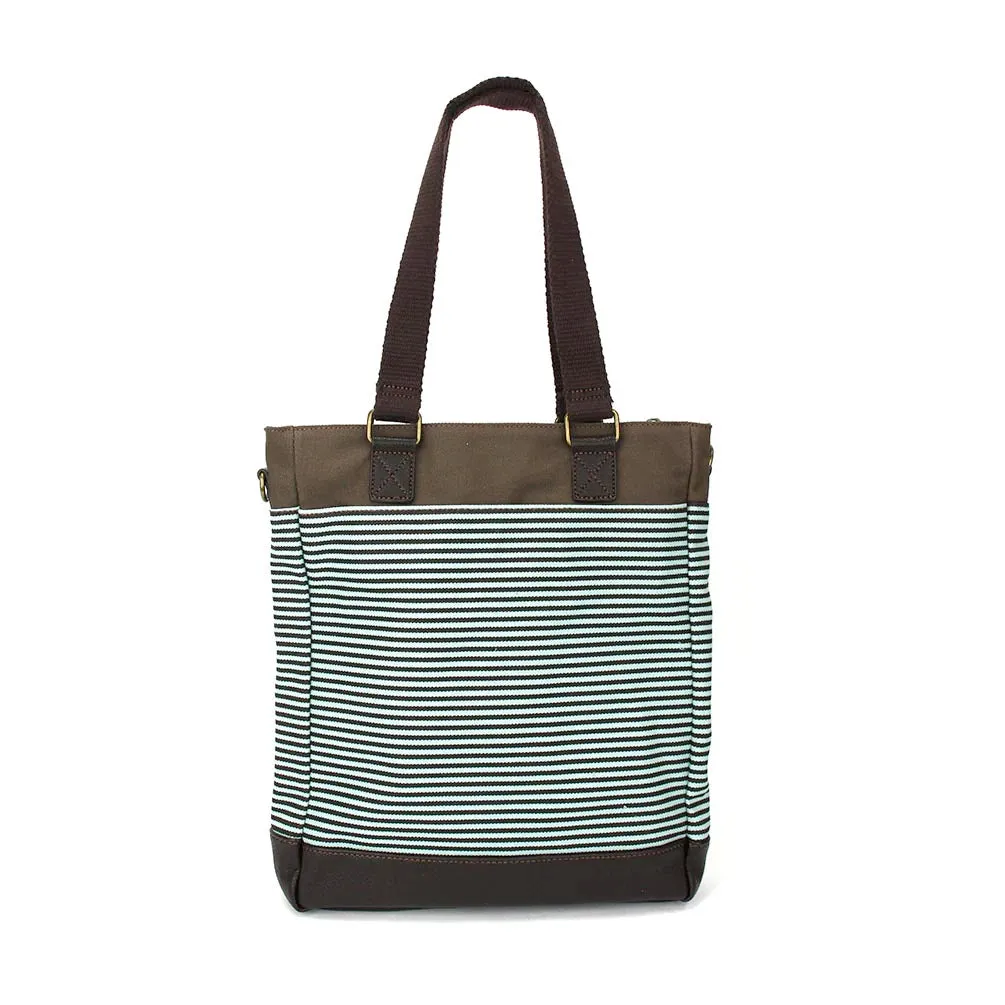 Sloth Work Tote in Blue Stripe