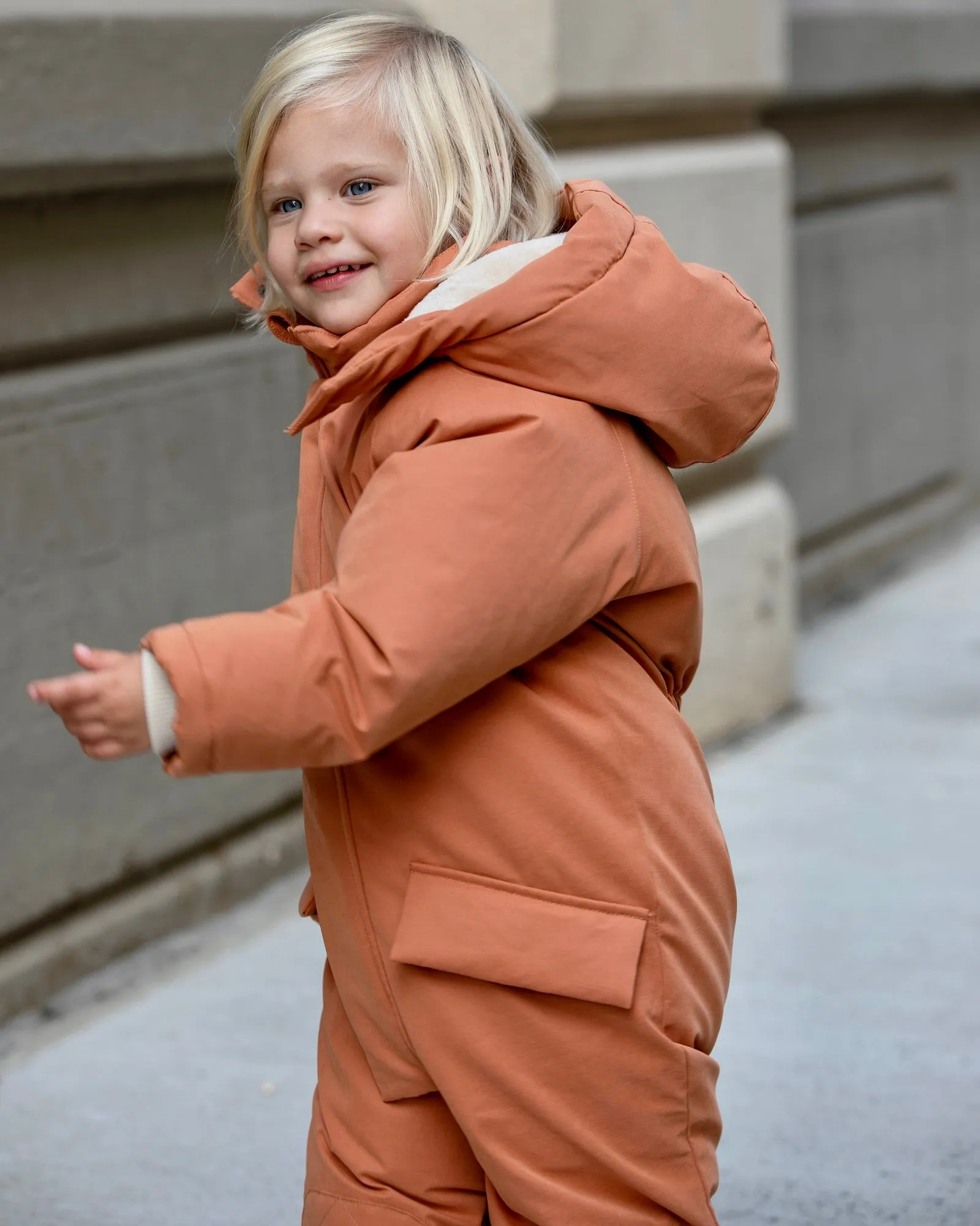 Snowsuit Grand - Benji Plush 1T-7Y | Spice