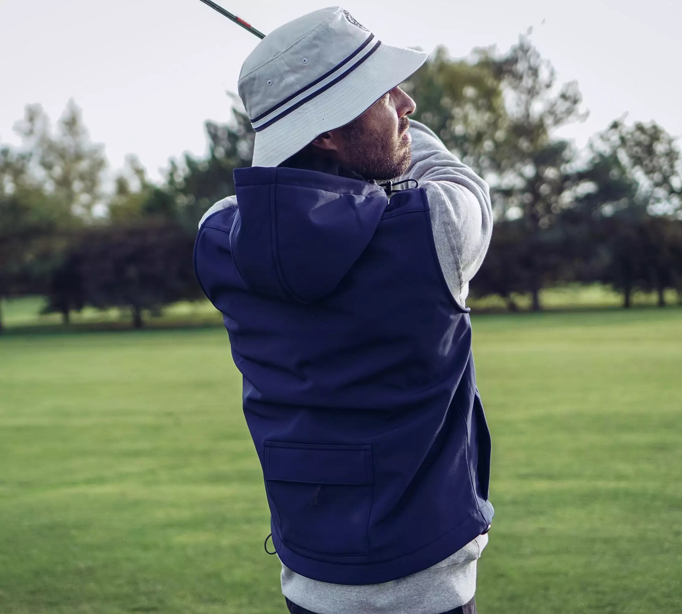 Solo Golf Core Hooded Vest 1.3 - Navy