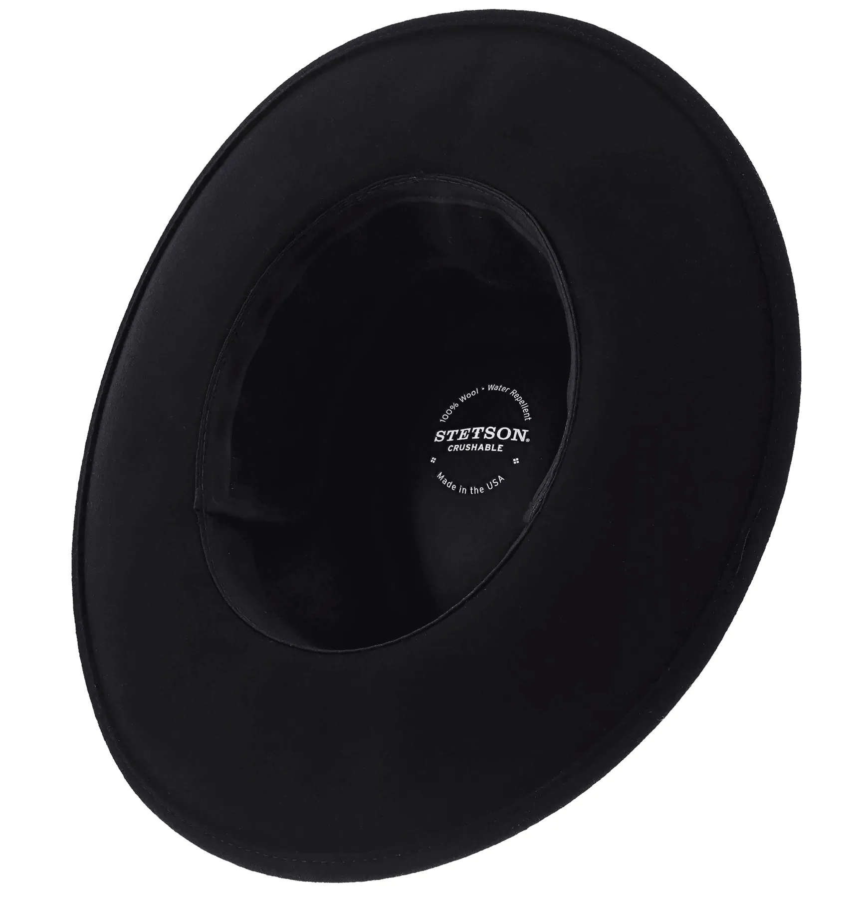 Stetson Bozeman with Earflaps Crushable Black Wool Hat TWBOZEE8132