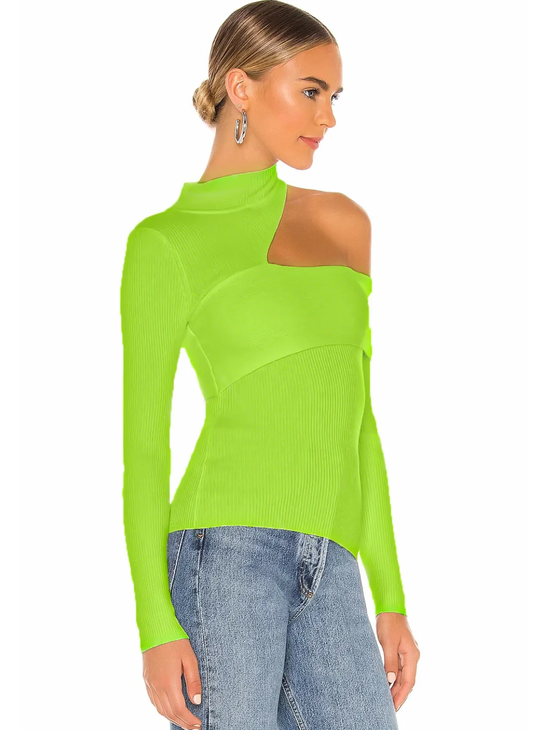 Stretchable Ribbed Bandage Top