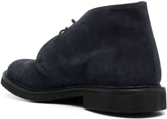 Tricker's Aldo Chukka suede ankle boots Blue