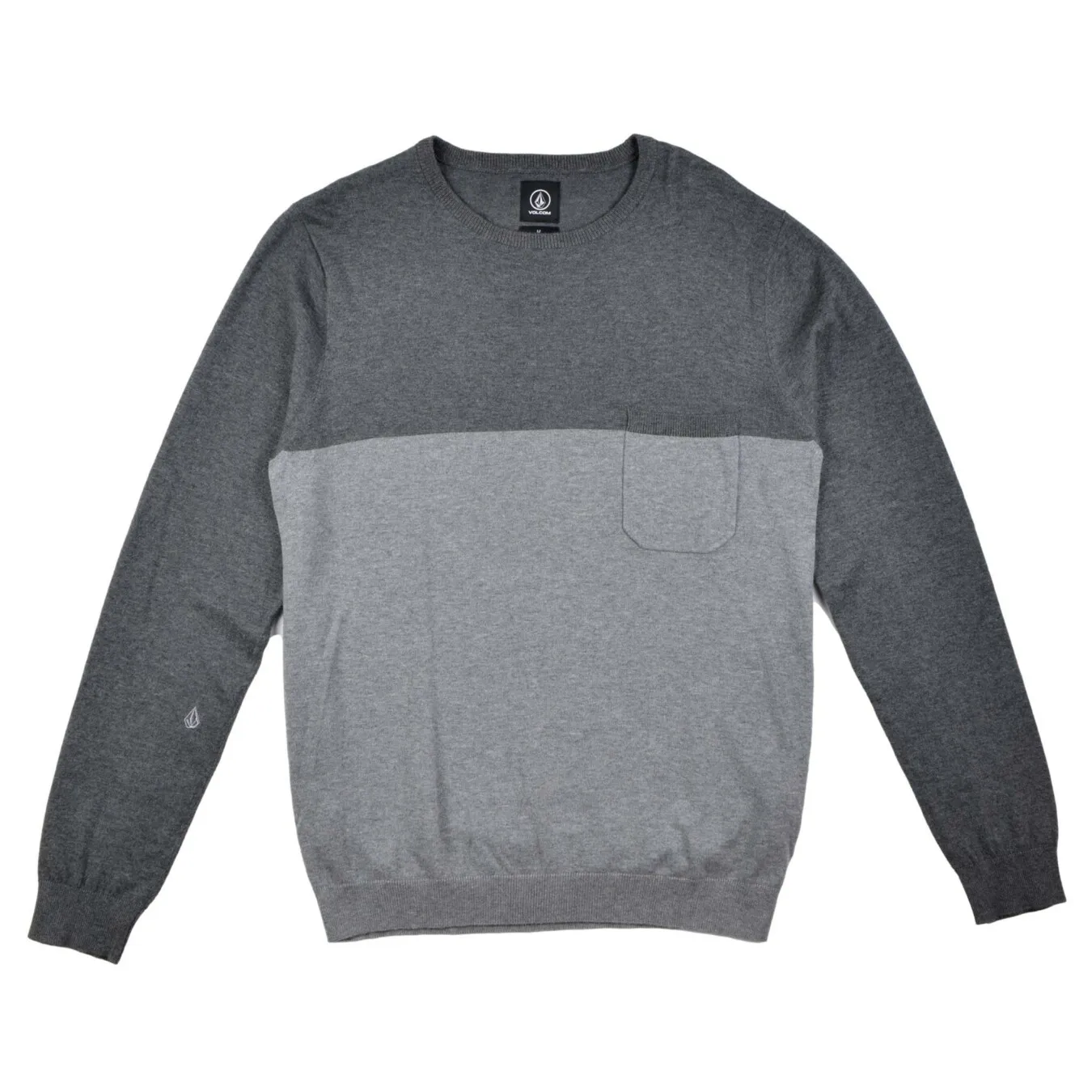 VOLCOM ALDO SWEATER MAGLIONE GRIGIO