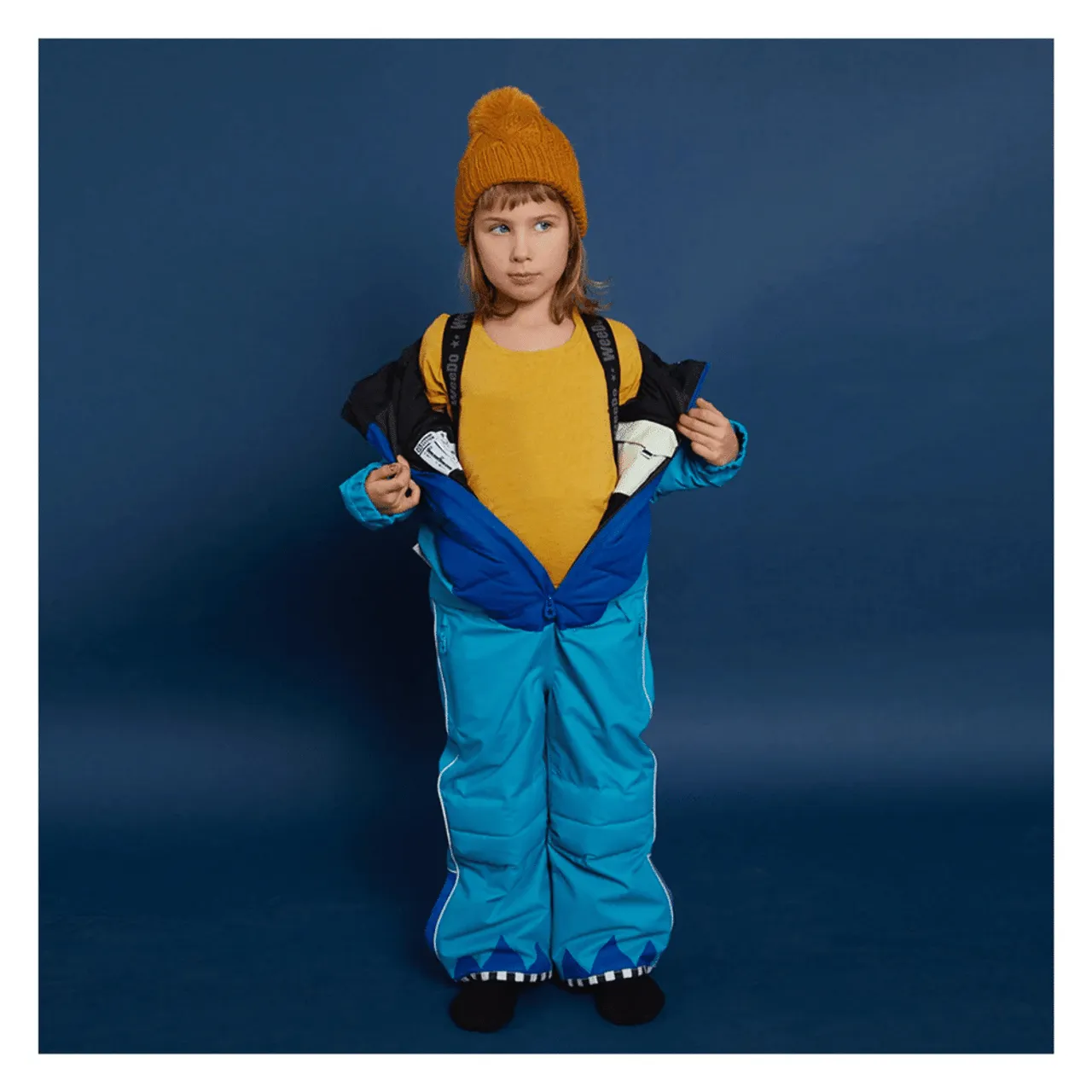 WeeDo Monster Snowsuit Blue